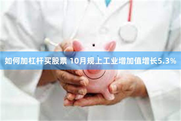 如何加杠杆买股票 10月规上工业增加值增长5.3%