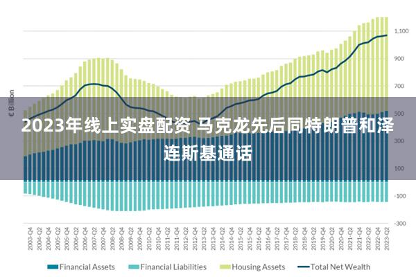 2023年线上实盘配资 马克龙先后同特朗普和泽连斯基通话